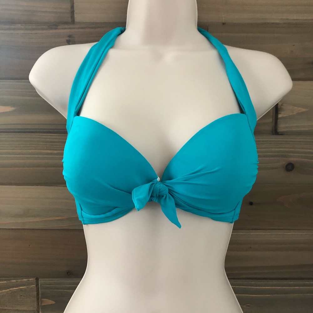 🦋 Apt 9 Teal Push-up Bikini Top
